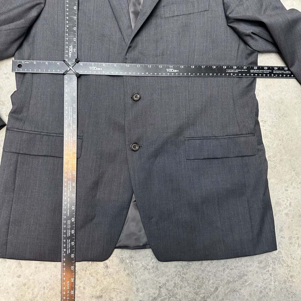 Lauren Ralph Lauren Gray Wool Blazer - 44L - Picture 7 of 8